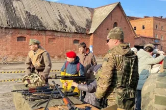 Студент института исторического и правового образования - участник военно-исторических реконструкций 